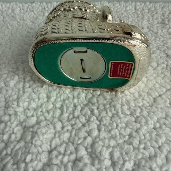 Vintage Silver Plate Baby Shoe Bank | Tarnish-Resistant Keepsake | - Picture 6 of 10